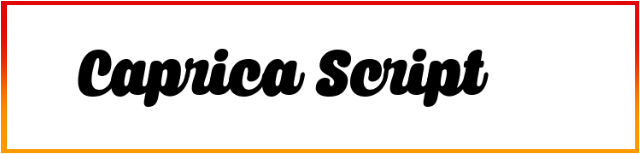 Caprica Script Font free download