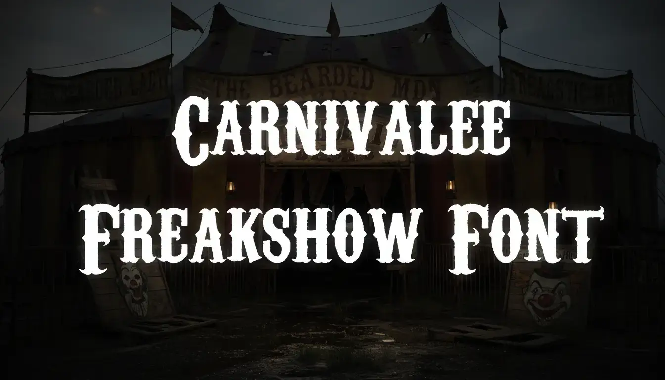 Carnivalee Freakshow Font