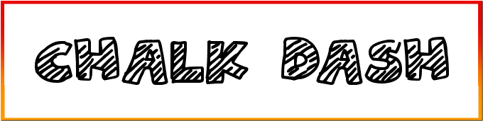 Chalk Dash Font free download
