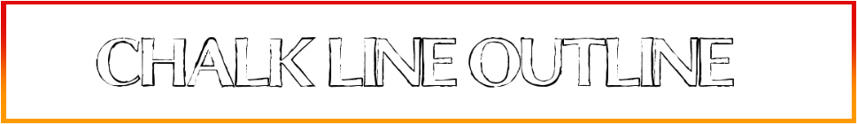 Chalk Line Outline Font style