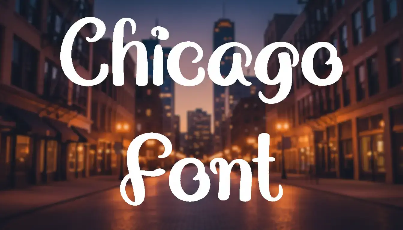 Chicago Font