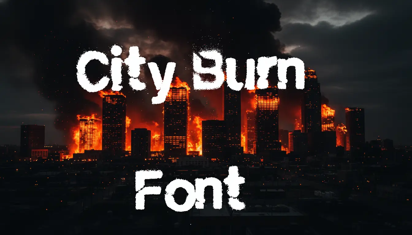 City Burn Font