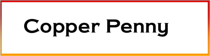 Copper Penny DTP Font free download
