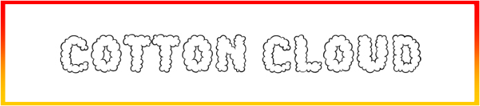 Cotton Cloud Font free download