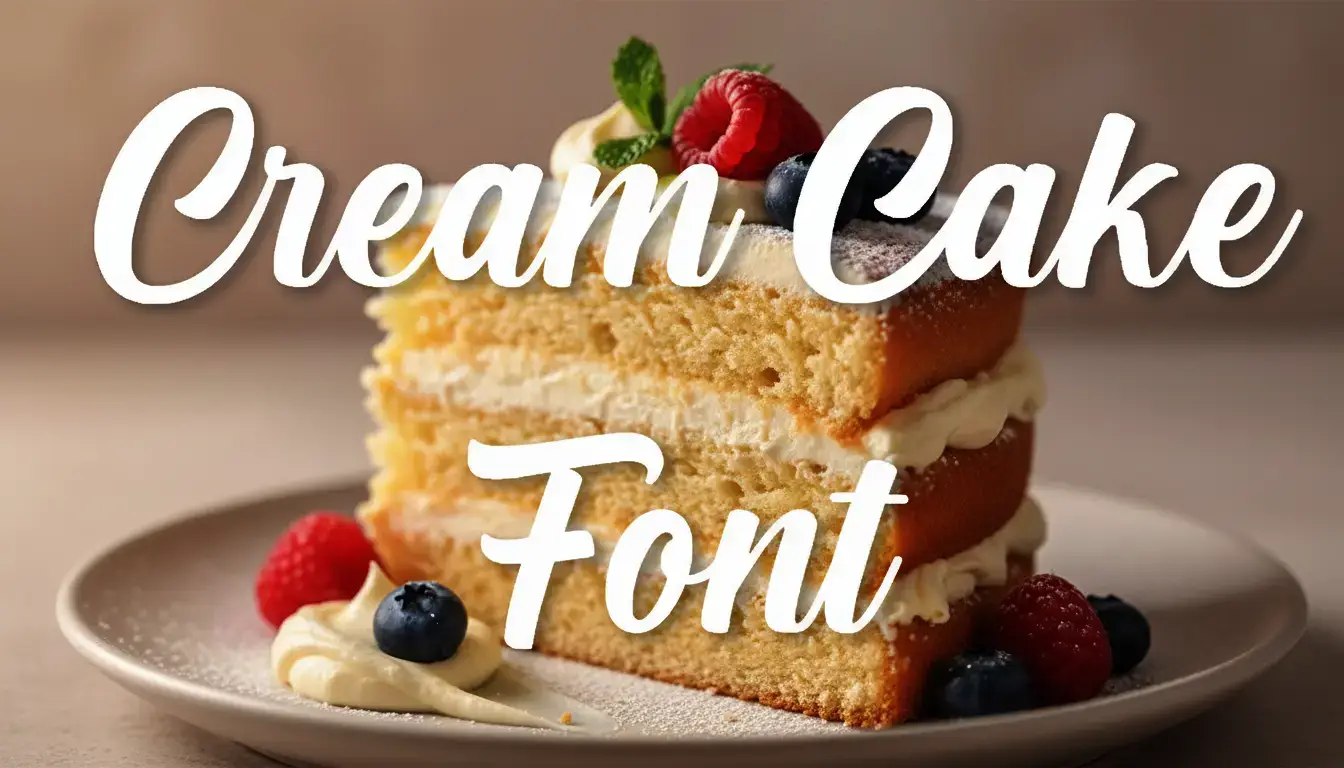 Cream Cake Font