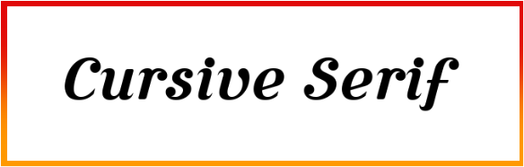 Cursive Serif Font free download
