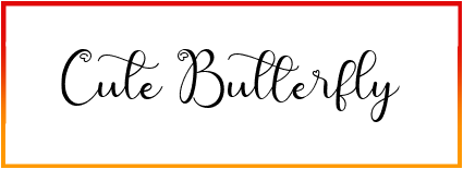 Cute Butterfly Font free Download