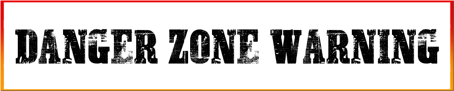 Danger Zone Warning Font free download