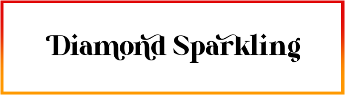 Diamond Sparkling Font free download