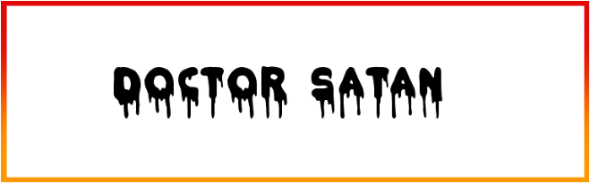 Doctor Satan Font free Download