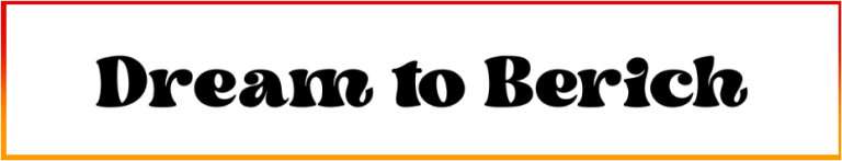 Dream to Berich Font free download