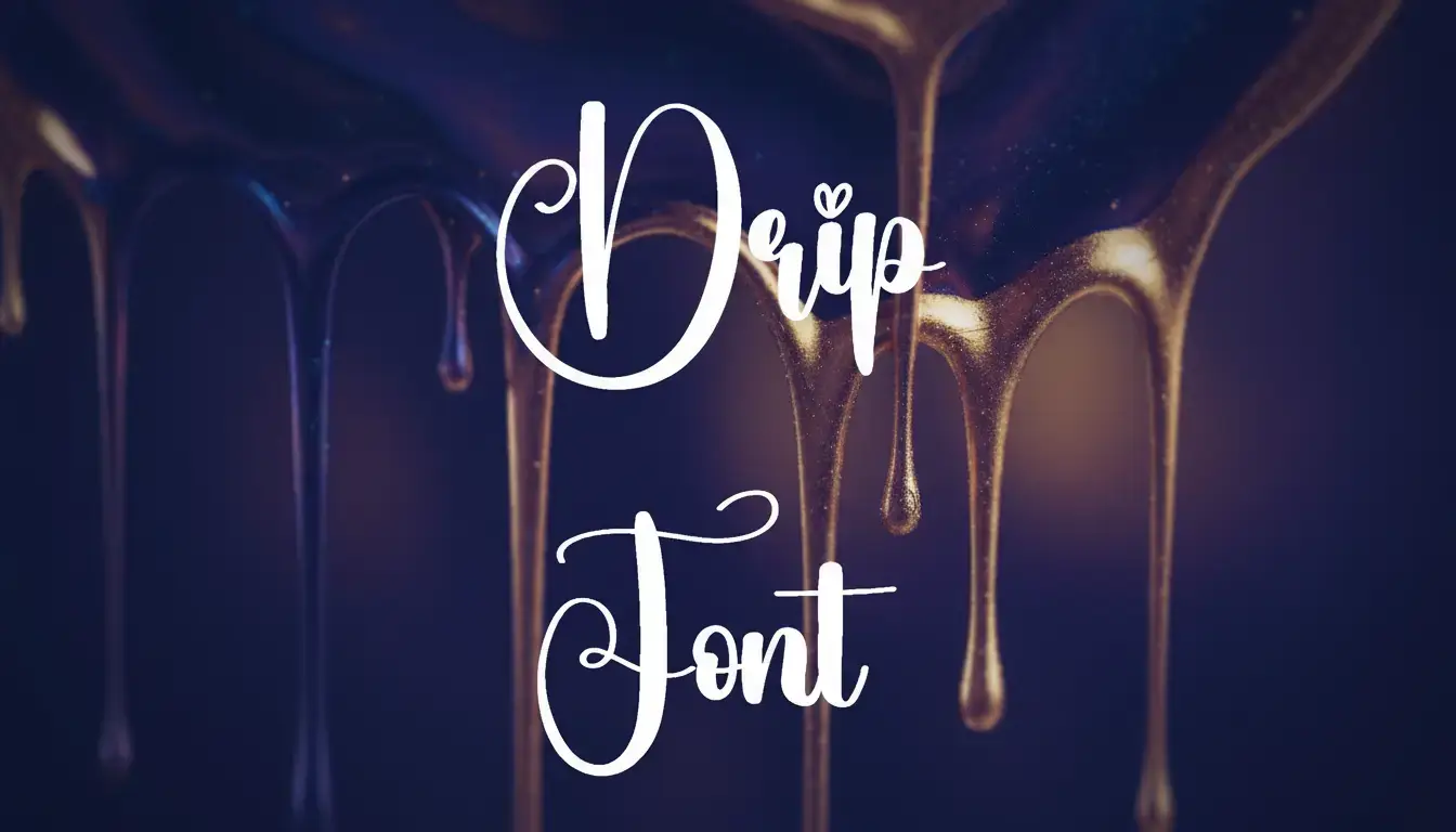 Drip Font