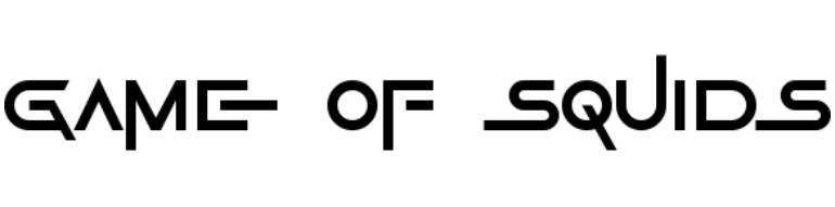 Game Of Squids Font free Download