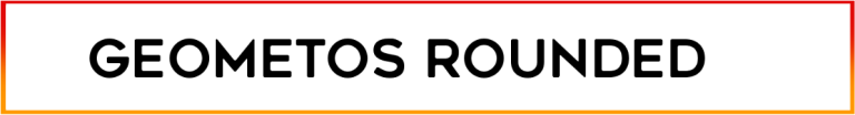 Geometos Rounded Font free Download