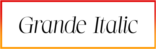 Grande Italic Font free download