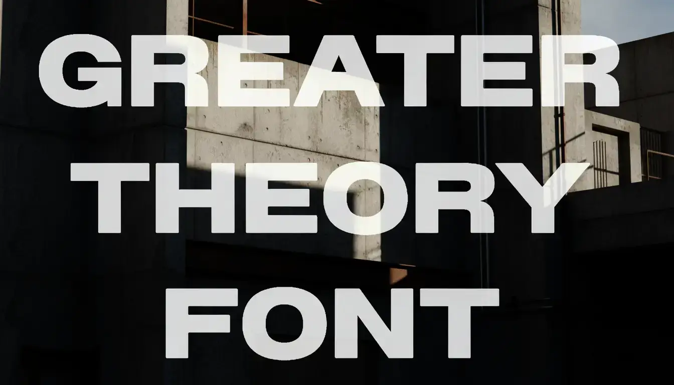 Greater Theory Font