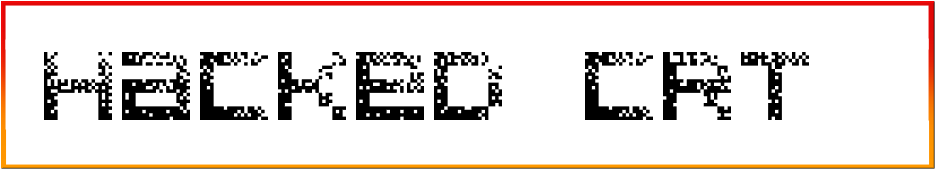 Hacked CRT Font free download
