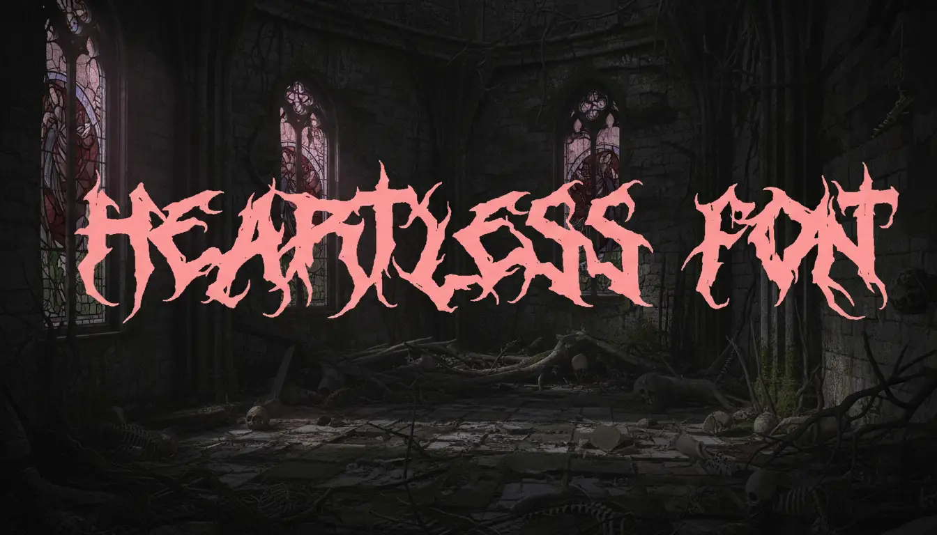 HeartLess Font