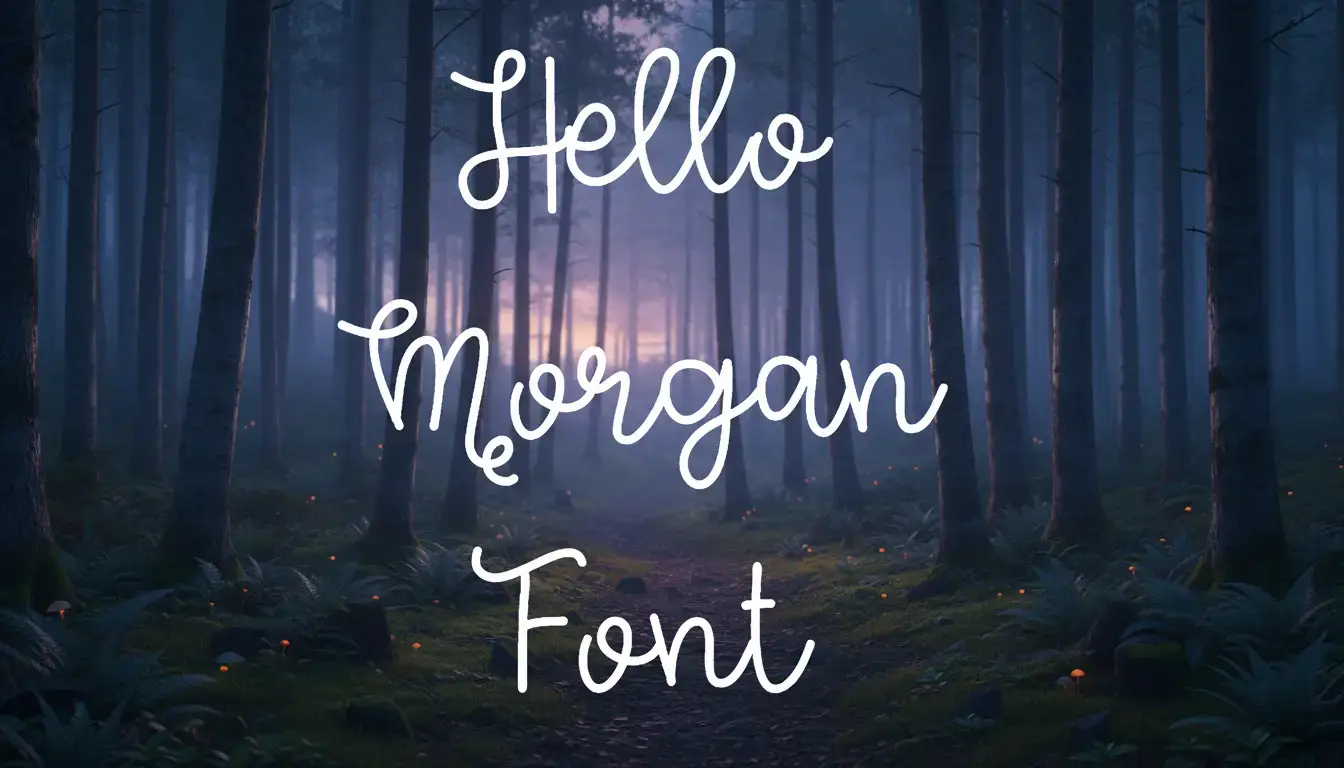 Hello Morgan Font