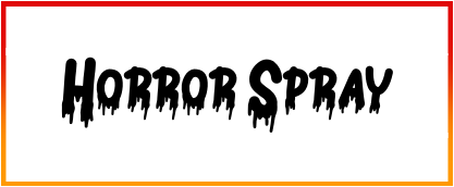 Horror Spray Font free download