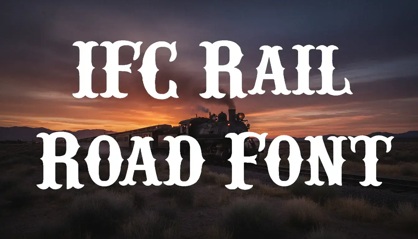 IFC Rail Road Font