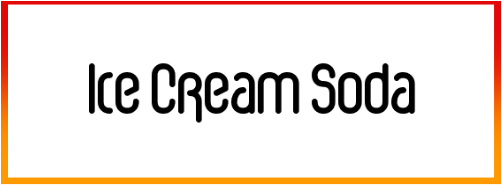 Ice Cream Soda Font free Download