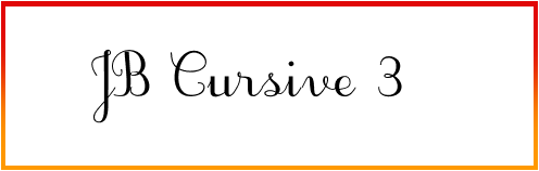 JB Cursive 3 Font free Download