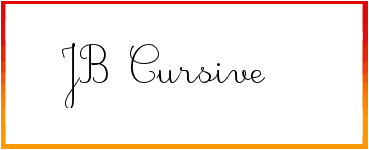 JB Cursive Font free Download