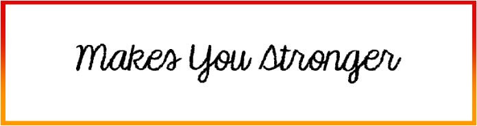 KG Makes You Stronger Font