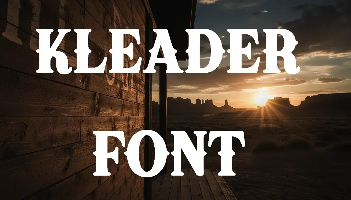 Kleader Font