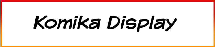 Komika Display Font free Download