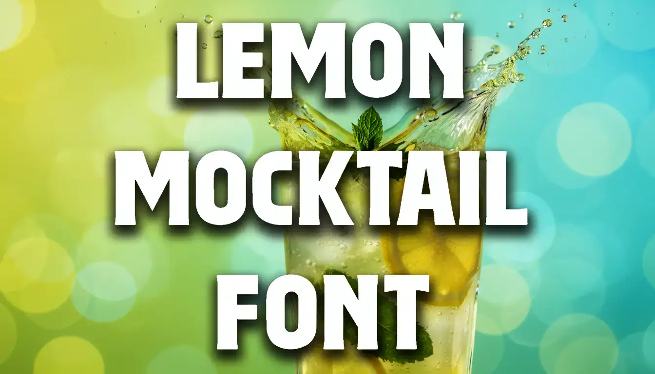Lemon Mocktail Font