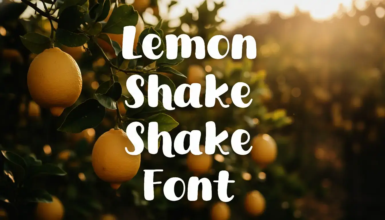 Lemon Shake Shake Font