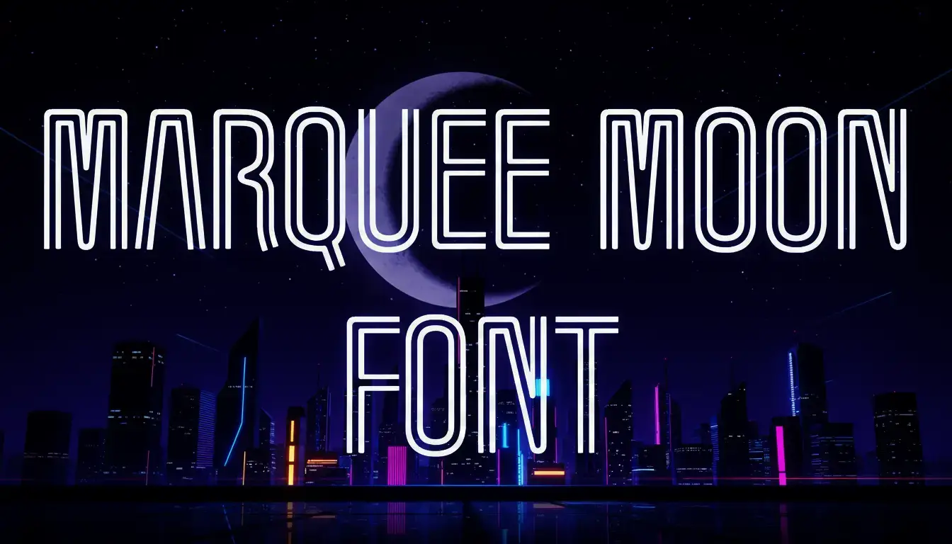 Marquee Moon Font