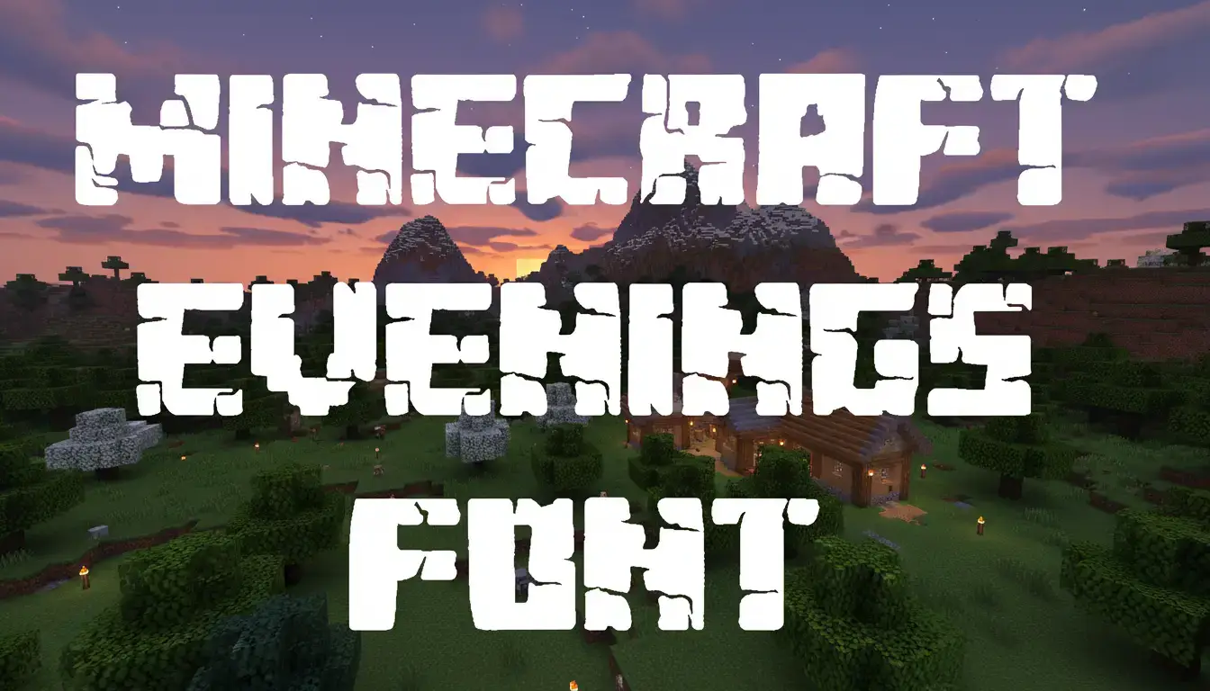 Minecraft Evenings Font