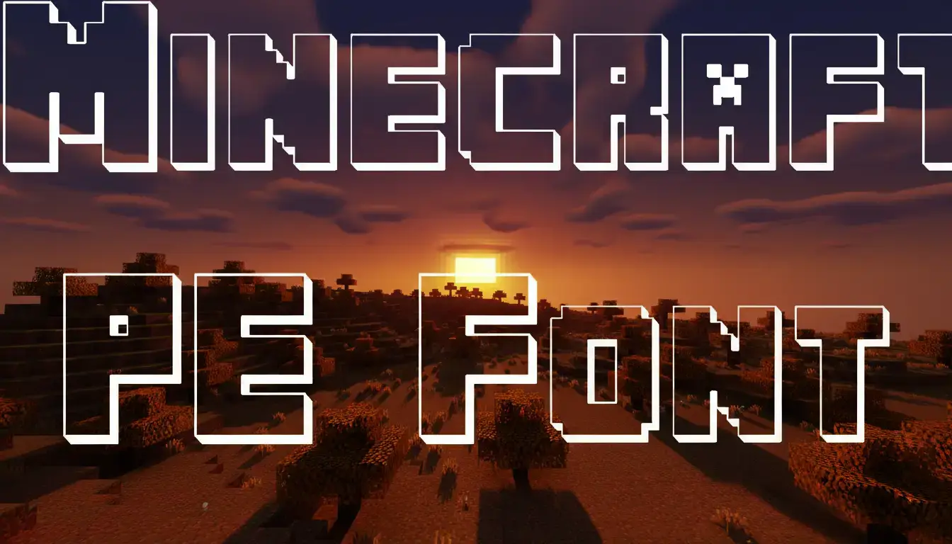 Minecraft PE Font