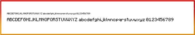 Minecraftia Font free download