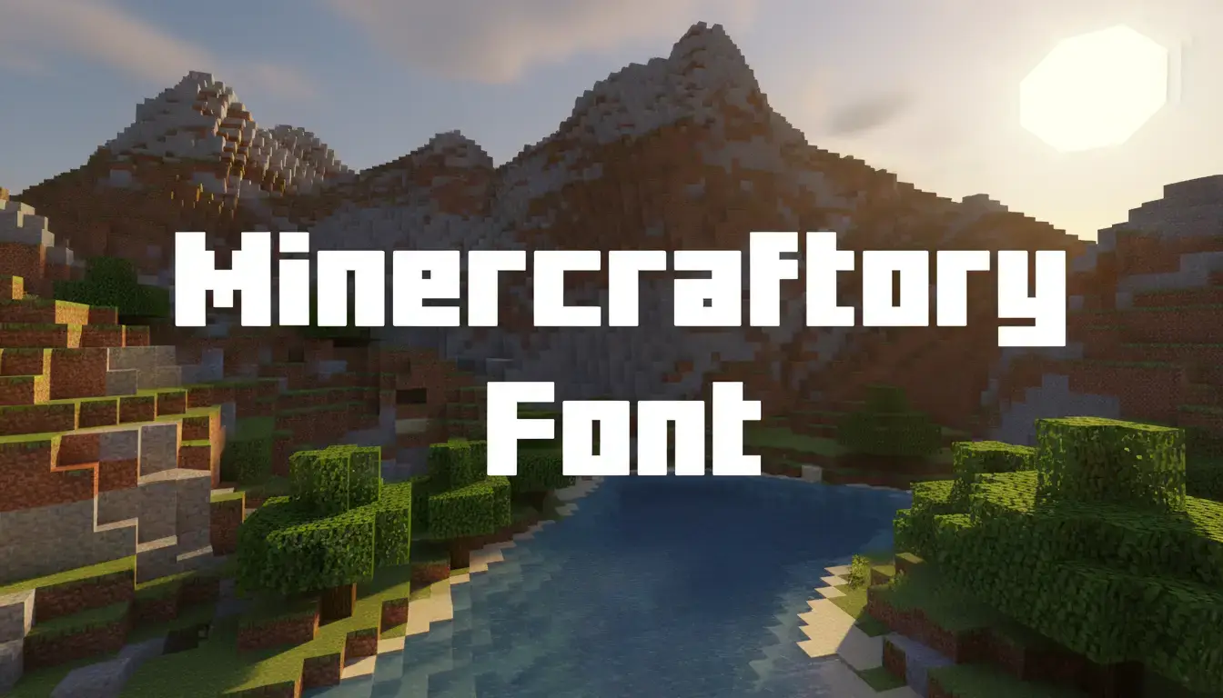 Minercraftory Font