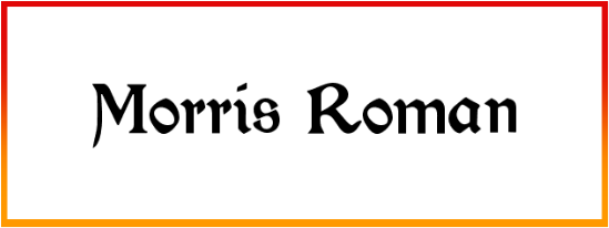 Morris Roman Font free download