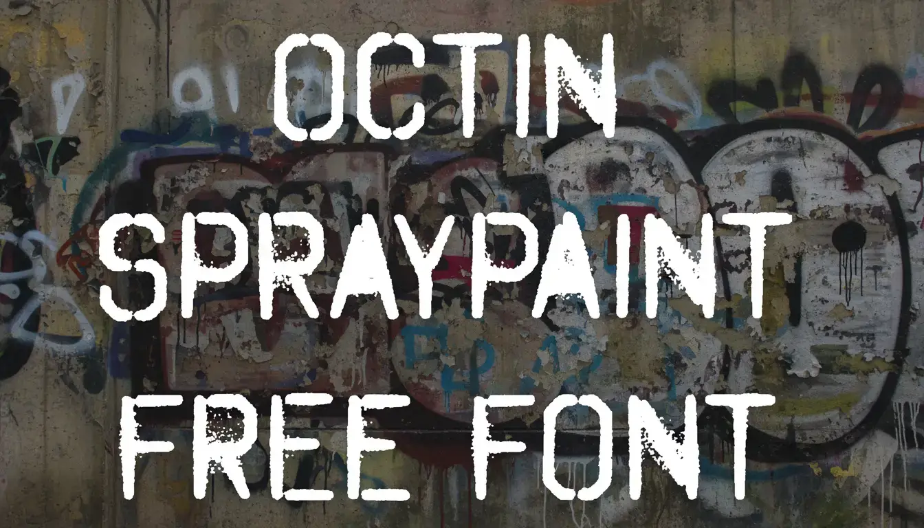 Octin Spraypaint Free Font