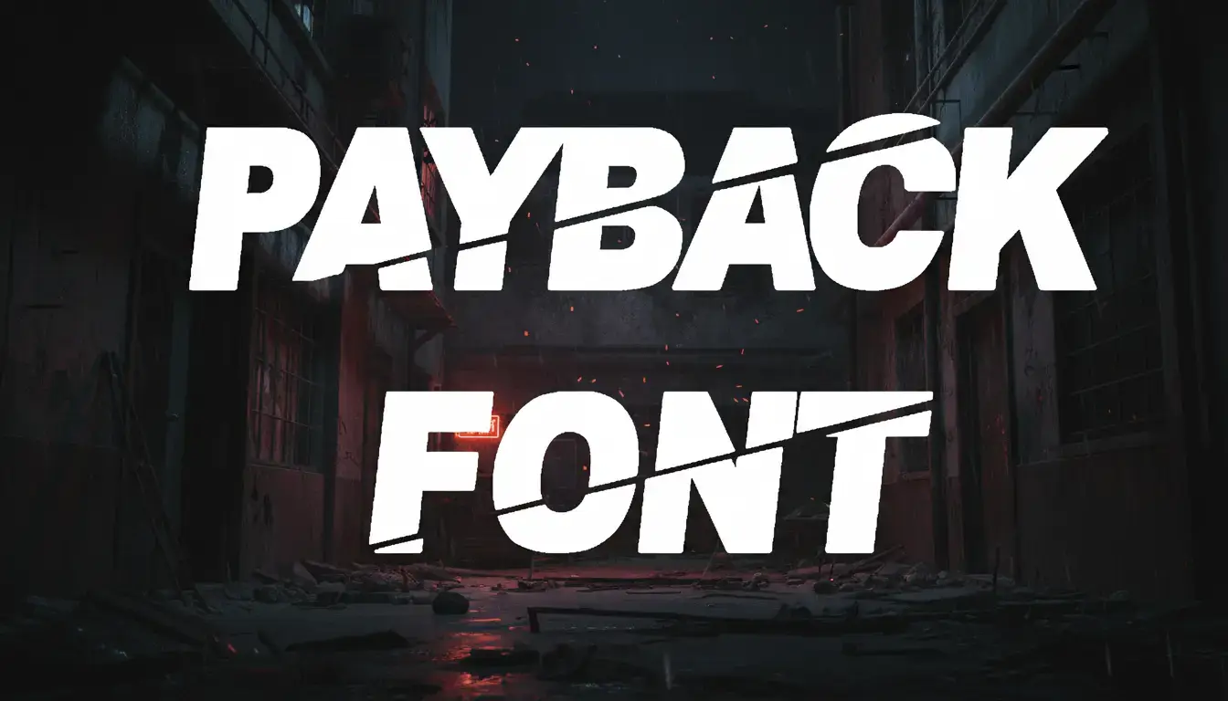 PaybAck Font