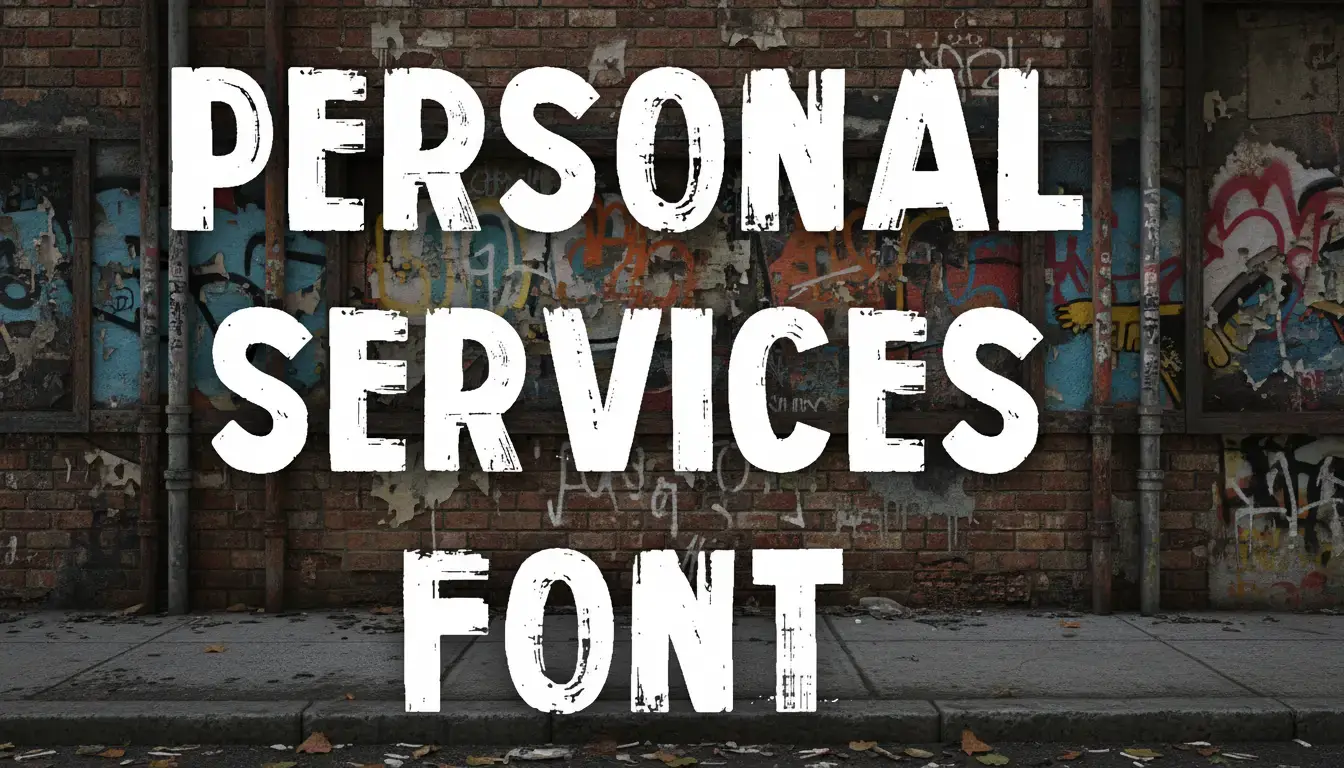 Personal Services Font