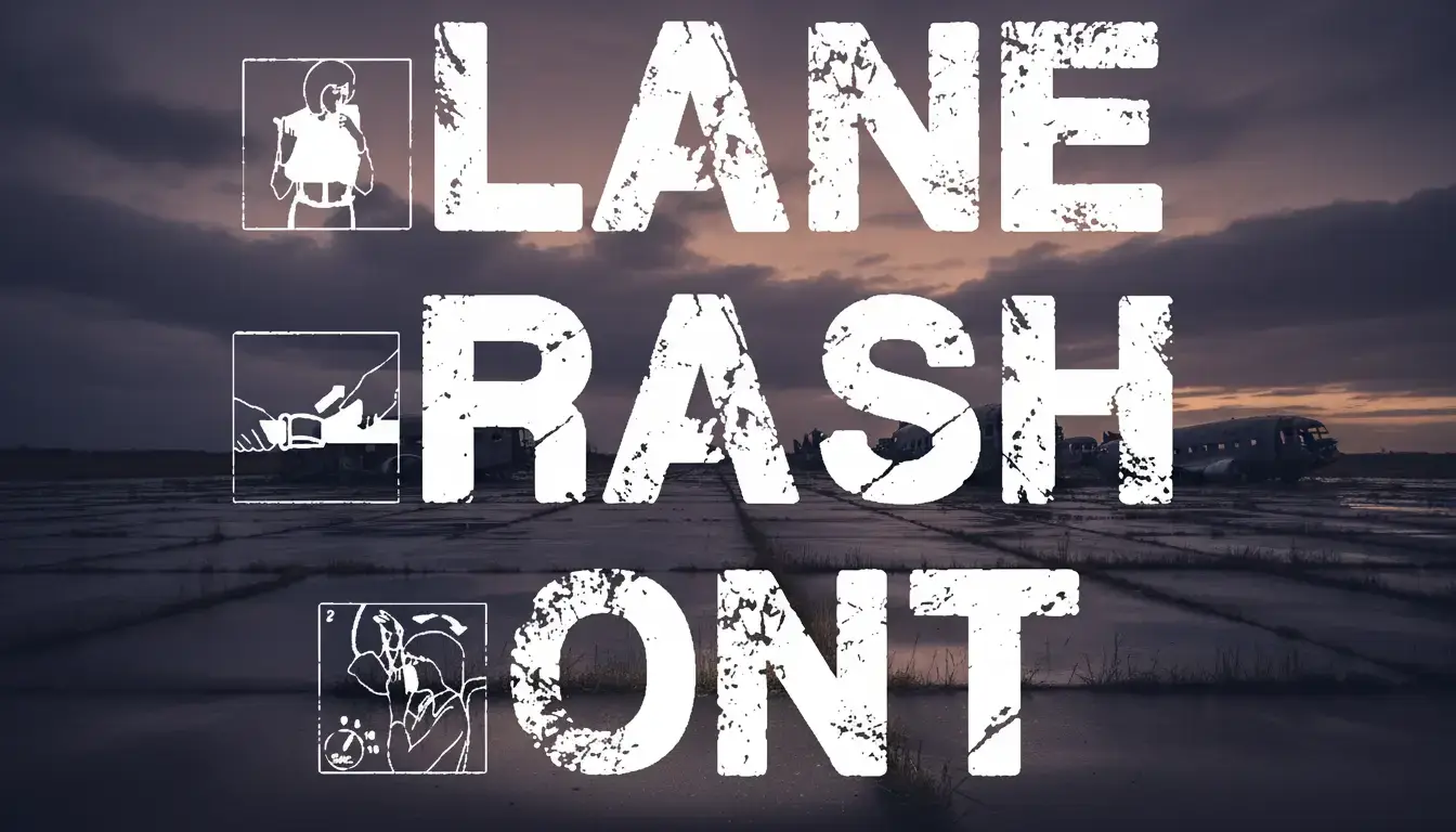 Plane Crash Font