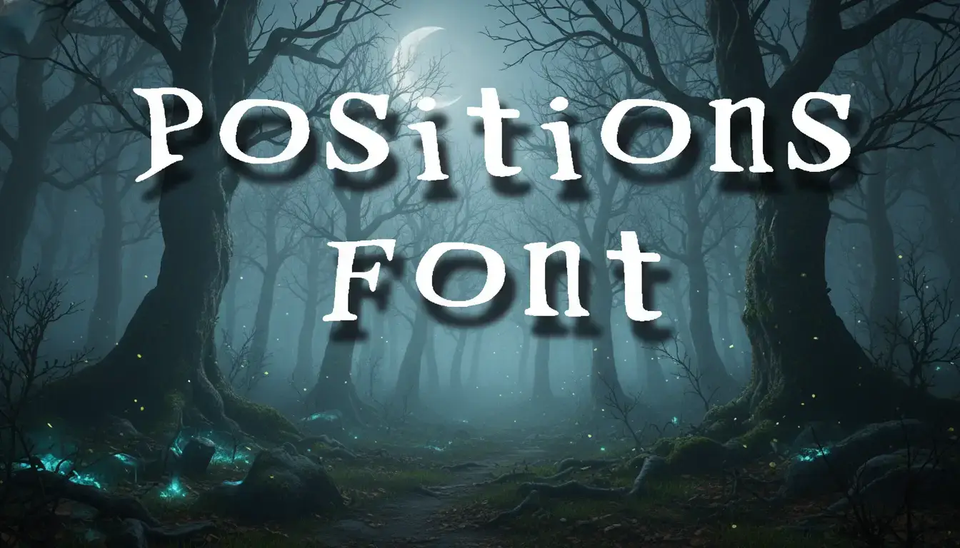 Positions Font