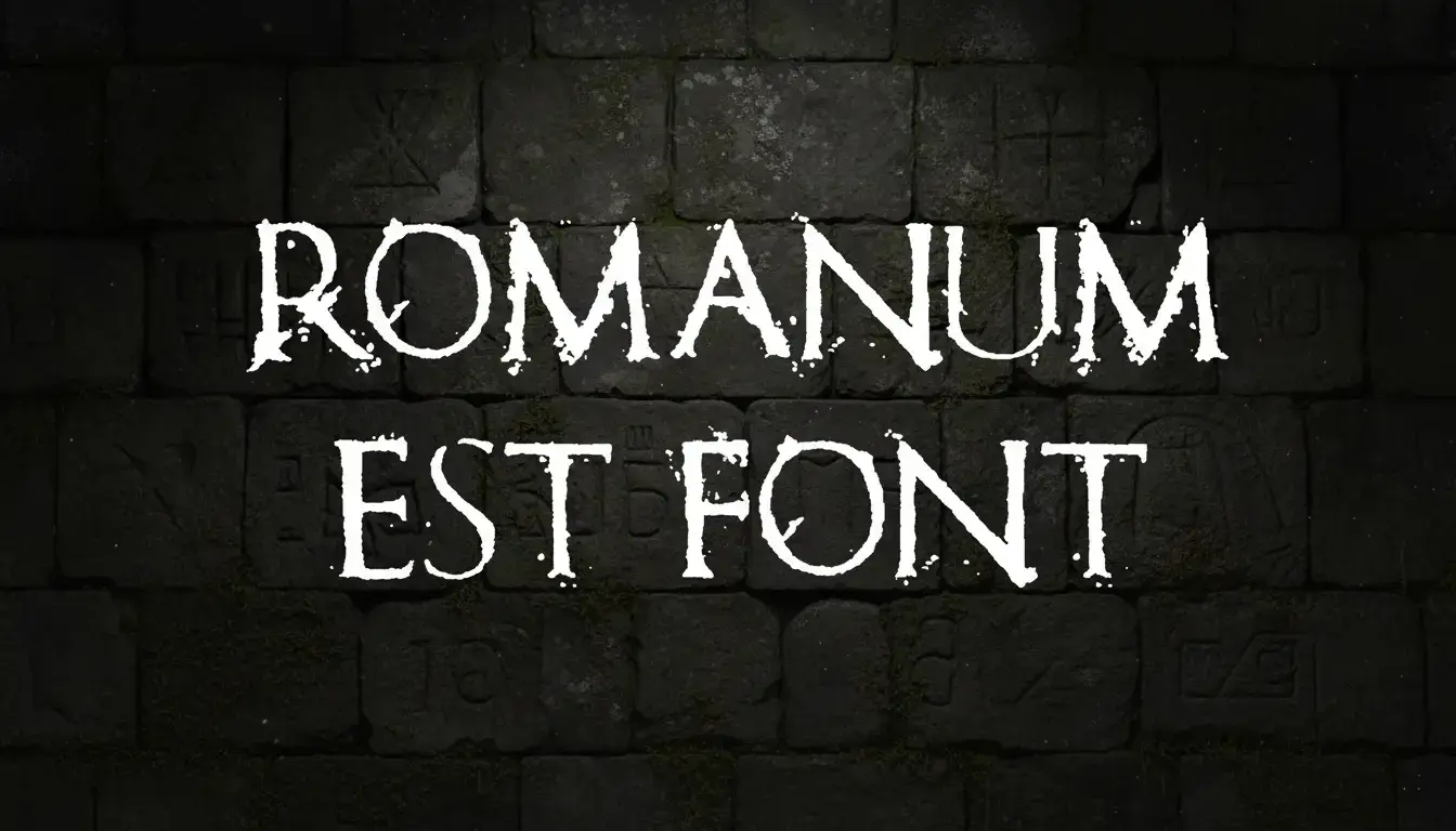 ROMANUM EST FONT
