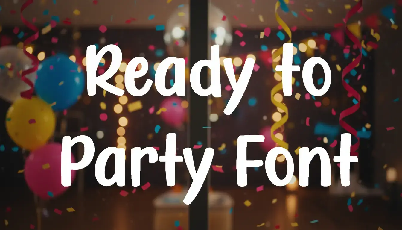 Ready to Party Font