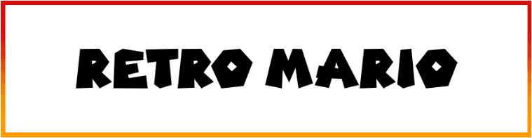 Retro Mario Font free download