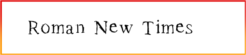 Roman New Times Font free download