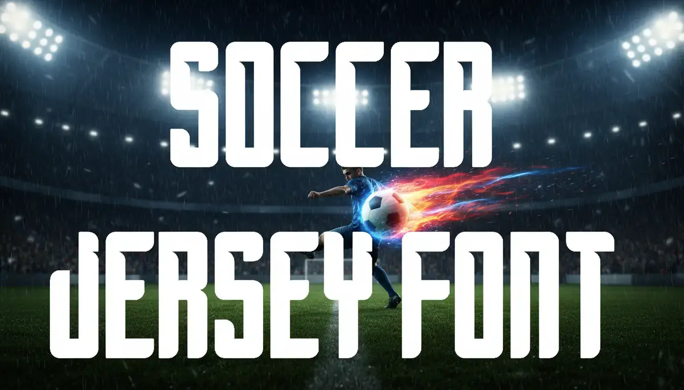 Soccer Jersey Font