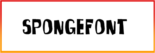 Sponge Font Square Type Font free download